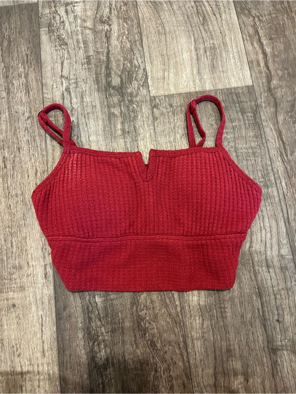 Hollister Gilly Hicks red padded bralette size Small